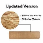12X72"/12" x 108" Natural Jute Burlap Table Runner for Rustic Wedding Party Reception Decoration