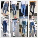 1.5 Dollar Stock Ready Cheap woman jean, jean fabric, skinny jean (gdzw471)