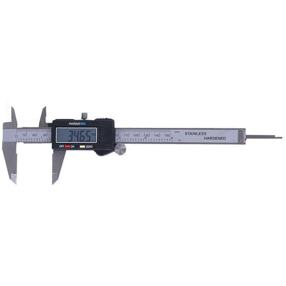 150mm LCD Digital Vernier Caliper Electronics Stainless Steel Gauge Micrometer