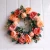 Import 16&quot; Artificial Flower Garland Floral Spring Wreath Supplies Wholesale With Silk Flowers For Front Door Home Decoration from China