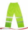 170T Polyester/PVC reflective rain trouser rain pant outdoor light weight reusable factory direct supply