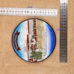 17EW00039 Eco-Friendly Prague Souvennir Charles Bridge Ceramic Plate  China