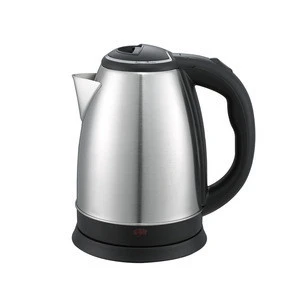 1.8L  360 degree cordless base  electric 304 SS body and 304 SS heating plate Stainless Steel  kettle