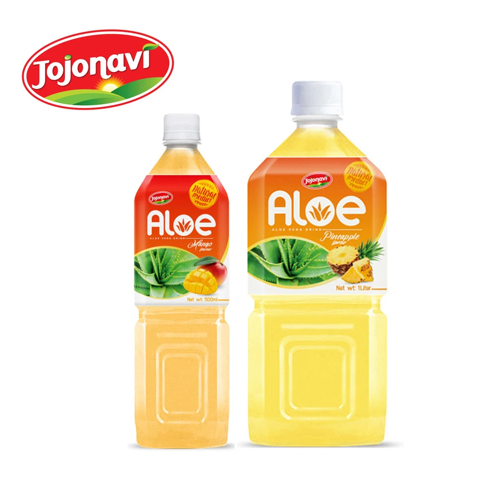 1L JOJONAVI Bottle Aloe Vera Juice Taiwan  with Pineapple flavour ODM service from Viet Nam