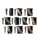 2 pcs pack Fashion Seamless Nylon Tattoo arm Sleeves Body Art Arm sleeves Sun UV Protection Driving Cycling Tattoo Sleeves