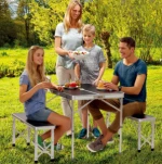 2 Sections (0.9m 3') outdoor umbrella table