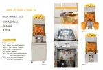 2000E-4P  Automatic orange juice/Lemon Juicer making machine /fruit juice machine