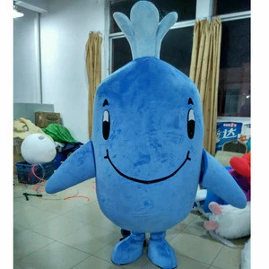 2016 Custom made whale mascot costume,custom whale mascot for sale