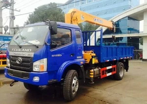 2017 best truck mounted crane/ 5 ton truck with crane