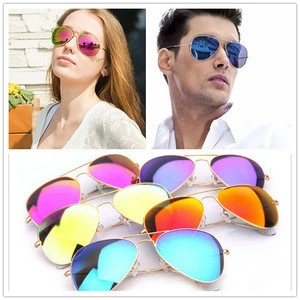 2017 NEW Promotion 3026 shinning 3025 Glasses frog mirror Sunglass For women and men