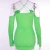 Import 2018 Autumn Neon Color Mini Dress Deep V Neck Sexy Skinny Women Party Bandage Dress from China