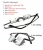 Import 2018 hand-made newly developed second generation stainless steel lazy glass lens  reading glasses from China