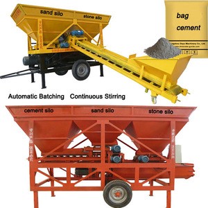 2018 New Type Advanced Mobile Concrete Batching Plant For Sale