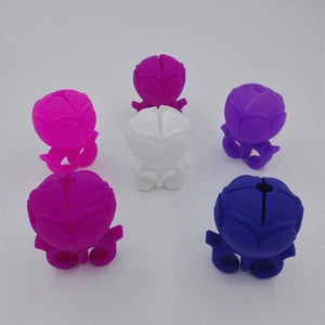 2018 new type Rose flower Shape Silicone nail polish holder for ladies beauty
