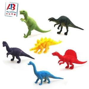 2019 Hot Sale Plastic PVC Small dinosaur assorted animal toys for kids collection