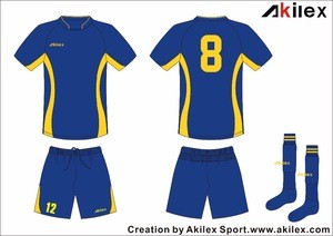 2019 sublimated dry fit promotional factory production football uniforms