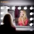Import 2019 three color temperature hollywood vanity Make Up Mirror with 10 led light bulbs from China
