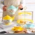 Import 2020 afternoon ceramic tea cup and saucer set coffee set with cake plate set from China