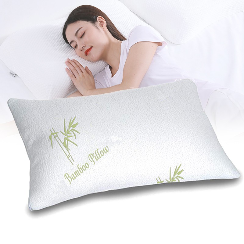 2020 best sale factory, Home Sleeping Comfort Shredded Memory Foam Bamboo Pillow Anti Snore/