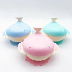 2020 China Wholesale BPA Free High Quality  Feeding  Baby Sction Bowl