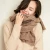Import 2020 hot seller solid color winter warm scarf shawl cashmere wool soft warm comfortable hook scarf from China