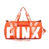 2020 Large Capacity Duffel Sports Bag Custom logo women pink sport crossbody duffle pink gym bag for girls gym