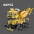 Import 2020 new diy toy  wholesale 99pcs 1/22 intelligent toy  assembly cement mixer truck  with flashing lights and sound from China