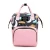 Import 2020 Wholesale The new stylish high-volume mommy bag ,Color print travel backpack fashion baby diaper bag from China