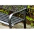 Import 2020Factory Direct Sale Wrought Iron Outdoor Street Furniture Garden Bench Classic Metal Chair Antique Metal Garden Round Bench from China