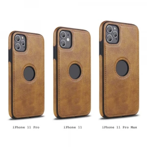 2021 Luxury smartphone leather back cases PU TPU leather mobile phone cases for iphone 12 case