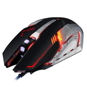 2021 new ergonomic color RGB wired gaming mouse High DPI mechanical mouse for gaming players