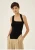 Import 2021 Women New Sexy Pure Color Sleeveless Spaghelti Slip Vest Tank Top knit tank top sweater vest from China