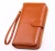 Import 2021Wholesale dropshipping latest fashion ladies long zipper cell phone clutch purse female wax leather card wallet women from China