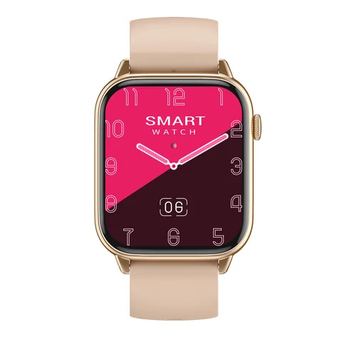 2023Smart Watch  Ip68 Waterproof Nfc Real Time Monitoring Single Core Dual Mode Hd Bt Calling 1.9 inches Square  Screen