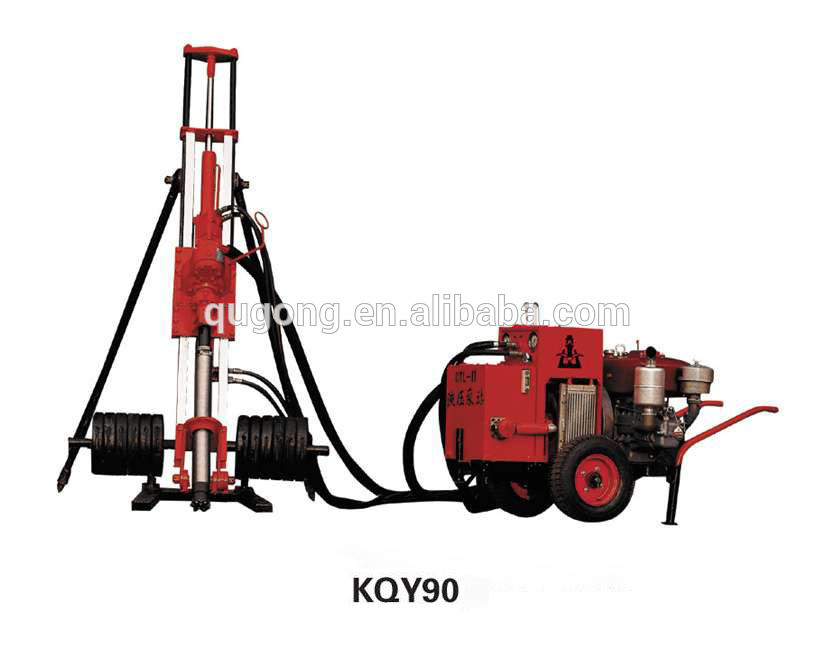 20m hydraulic horizontal drilling machine portable pneumatic rock drilling ,portable rock drilling machine