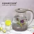 Import 2200w black illuminated glass kettle electric cordless jug fast boil 1.8L electric kettle glass from China