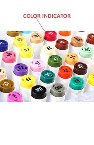 24 colors  double heads twins comic and animation marker water color drawing pen  for student &amp;adult