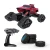 Import 2.4Ghz Crawler rock crawler 1:14 4x4 RC track snowmobile with freely conversion TPR tire And LED lights from China