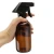 Import 250ml Amber Glass Spray Bottle w/ trigger mist stream sprayer for Essential oils Cleaning Hairdressing Plants Flowers Hair Salon from China