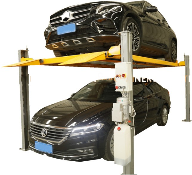 2.7t/2.3t movable car lift home garage 4 post parking lift used 220v