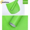 2D 3D 4D 5D 6D green auto carbon fiber wrap vinyl film for air bubble free car stickers