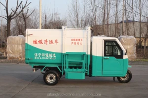 3 cube mini garbage truck ,small trash truck, waste collect truck