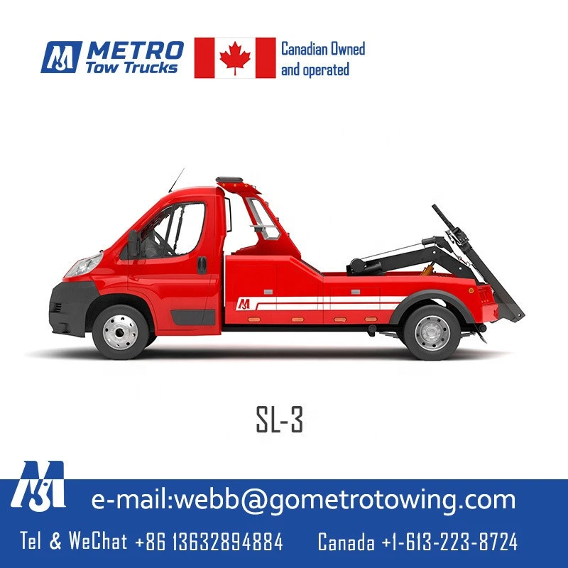 3 model wrecker medium small wrecker Metro 3 ton to 16 ton wheel lift tow truck for sale
