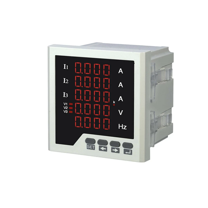 3 PHASE AC VOLTAGE FREQUENCY CURRENT ALARM MULTI-FUNCTIONS DIGITAL PANEL METER