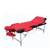 3 section aluminum portable massage table light weight with carry case