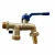 Import 3 way brass ball valve with T type L type from China