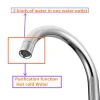 3 Way Deck Mounted Clean Water, Hot &Cold Water Chrome Plated Kitchen Faucet