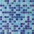 Import 300X300 Sea Blue Color Glass Mosaic Tile For Swimming Pool from China