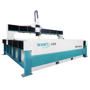 3020 High precision factory price 150MM stainless steel gear cutting CNC water jet cutting machine