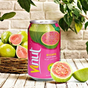 330ml VINUT  Canned Guava Juice Fruit Juice Steamer  No Preservatives Prevent Kidney Stones Suppliers